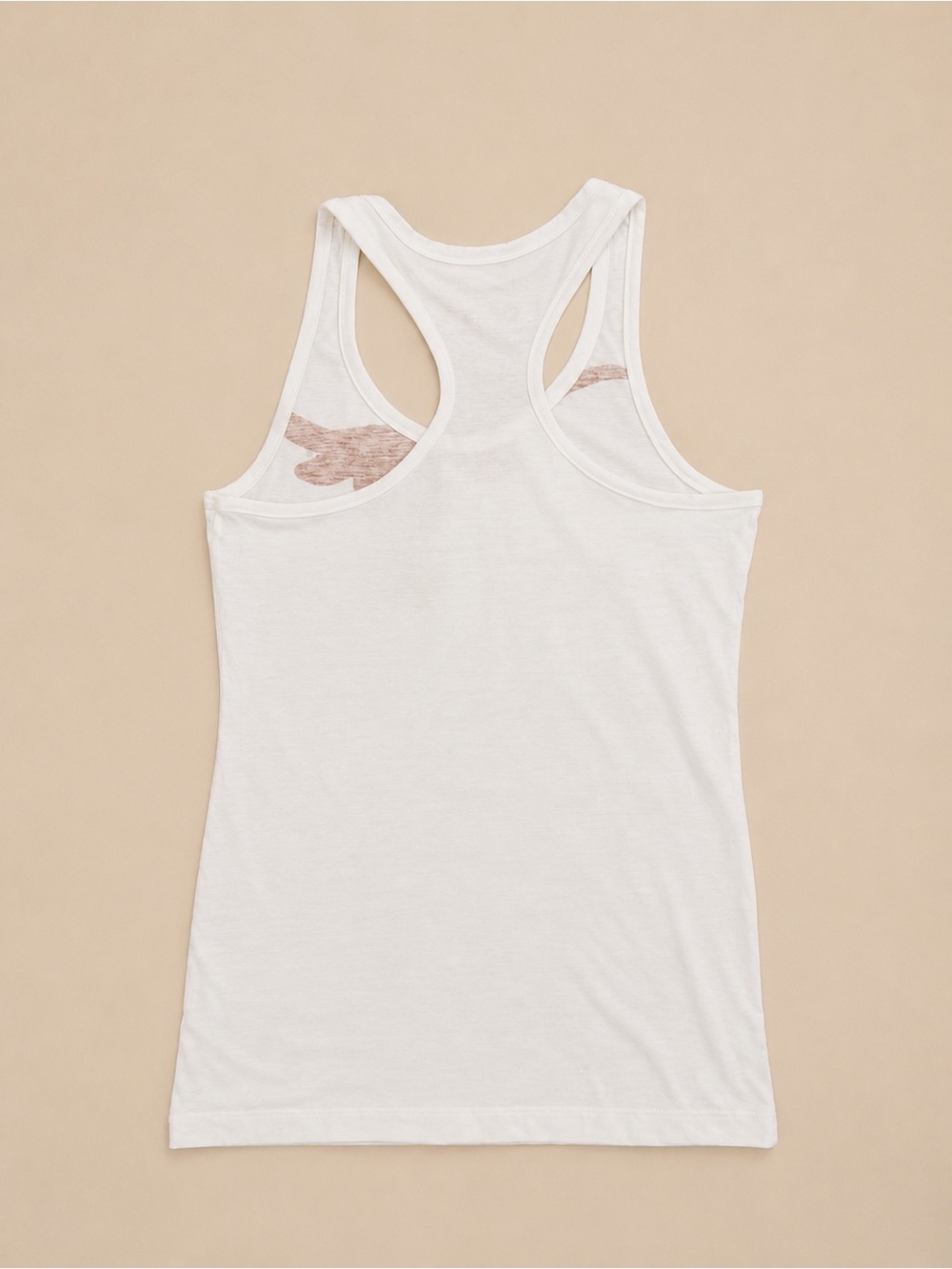 Nike Texas Longhorns Tank Top Women’s M White Orange Racerback Slim Fit - Picture 3 of 5